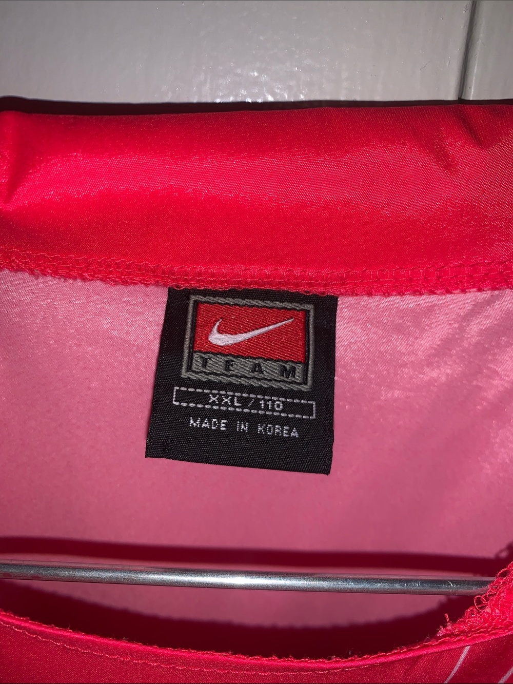 Nike Pink and White Soccer Jersey with Crest xxl - Picture 5 of 5